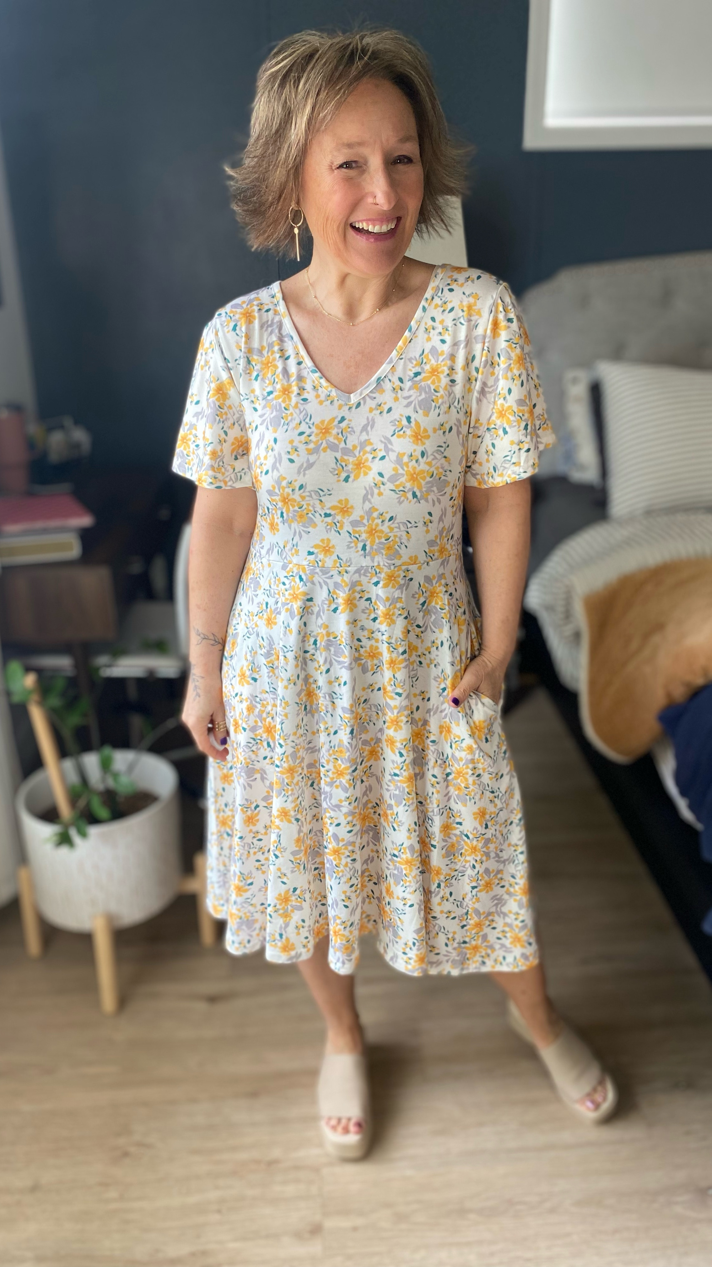 Floral fit and flare dress 

#LTKPetite #LTKStyleTip #LTKMidsize