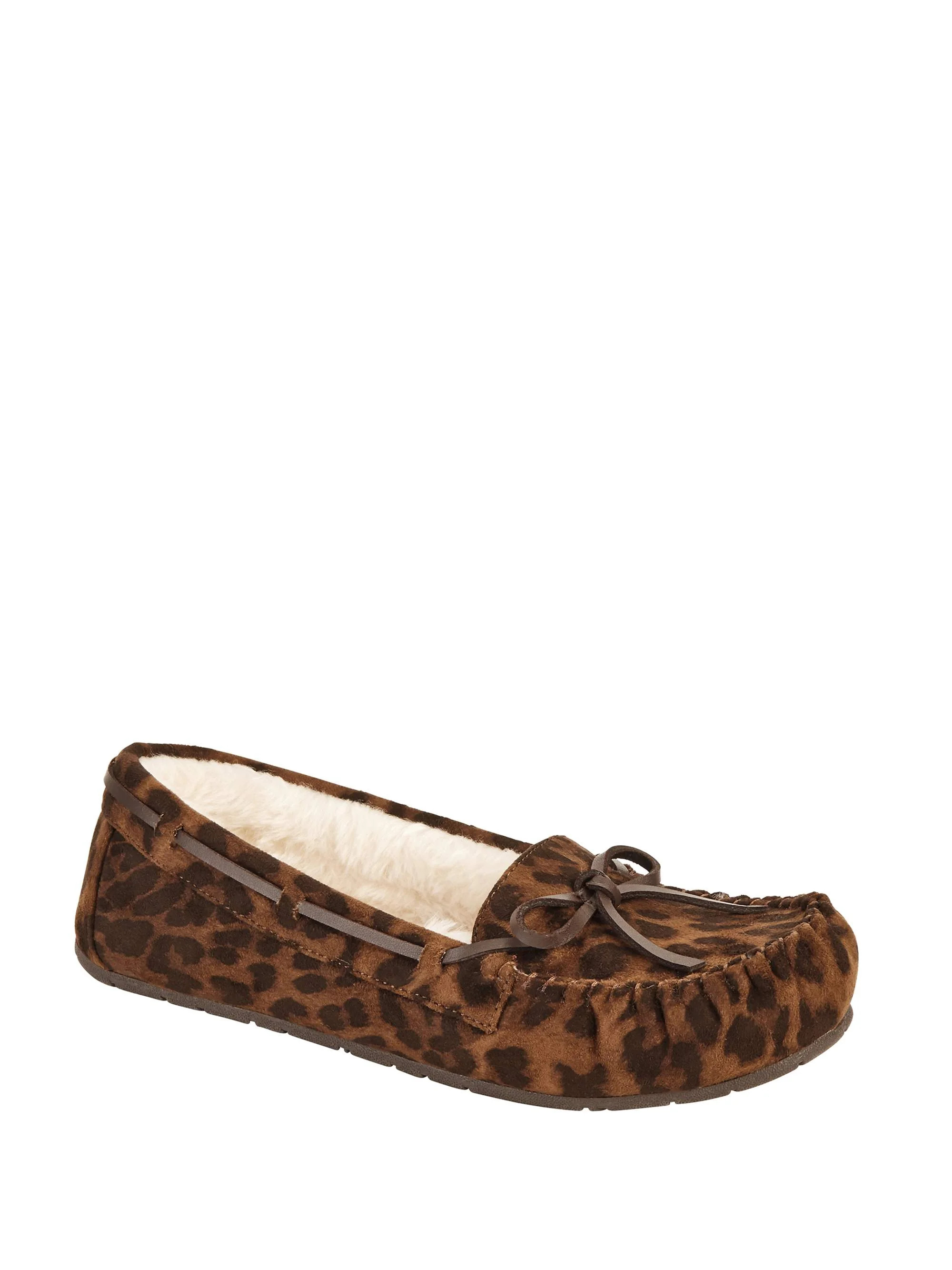 Calistoga Women's Vegan Suede Faux Fur Moccasin | Walmart (US)