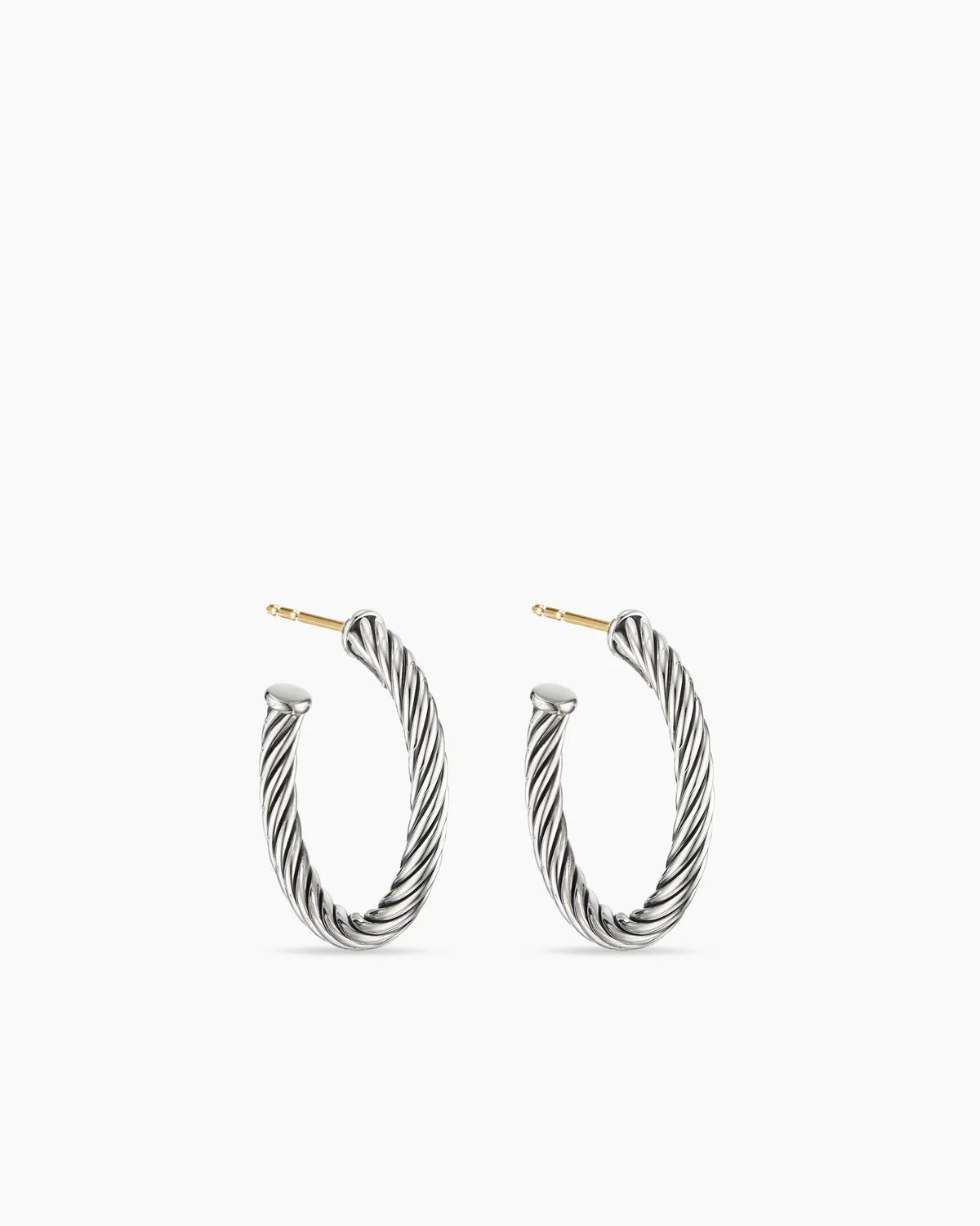Cable Hoop Earrings | David Yurman