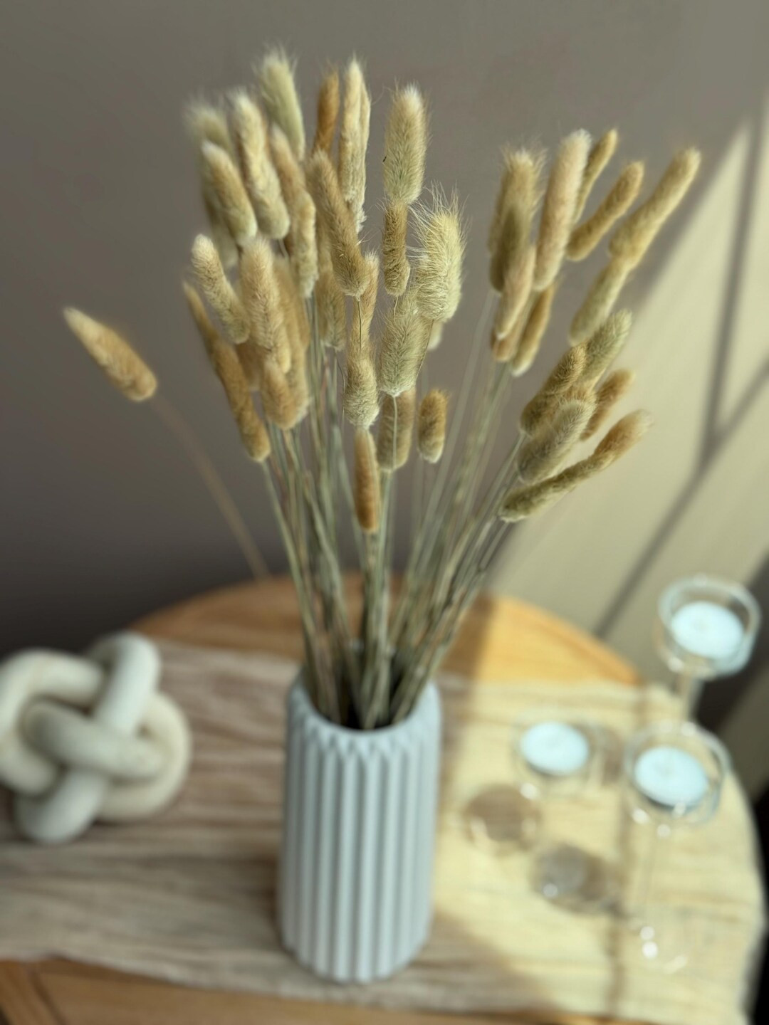Dried Bunny Tails: Natural Fluffy Lagurus Grass, Boho Decor (55-60 Stems) | Etsy (US)