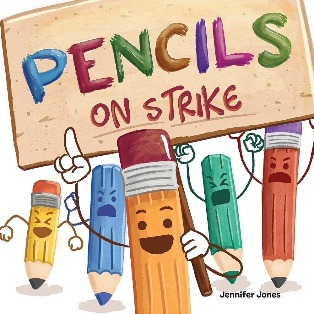 Pencils on Strike: A Funny, Rhyming, Read Aloud Kid's Book For Preschool, Kindergarten, 1st grade... | Amazon (US)