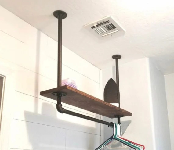 Farmhouse Laundry Room Storage Rack 11.25 Deep Drying | Etsy | Etsy (US)