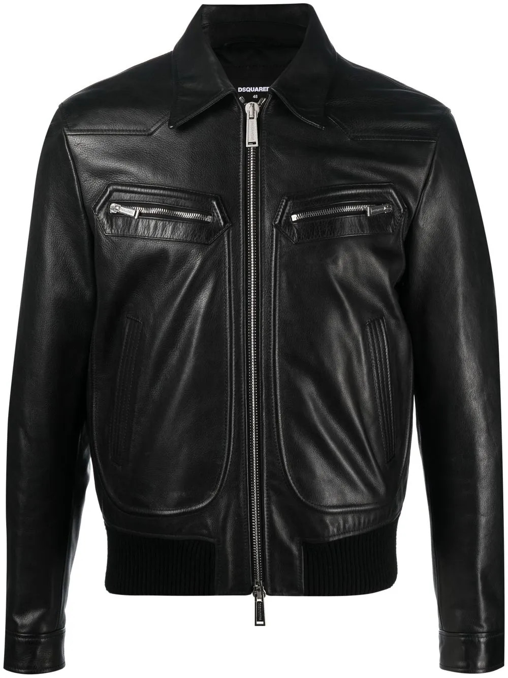 Dsquared2 Veste De Moto En Cuir - Farfetch | Farfetch Global