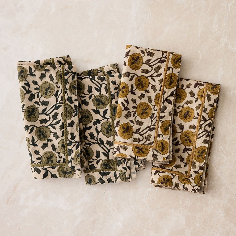 Laney Floral Napkin Sets | West Elm (US)