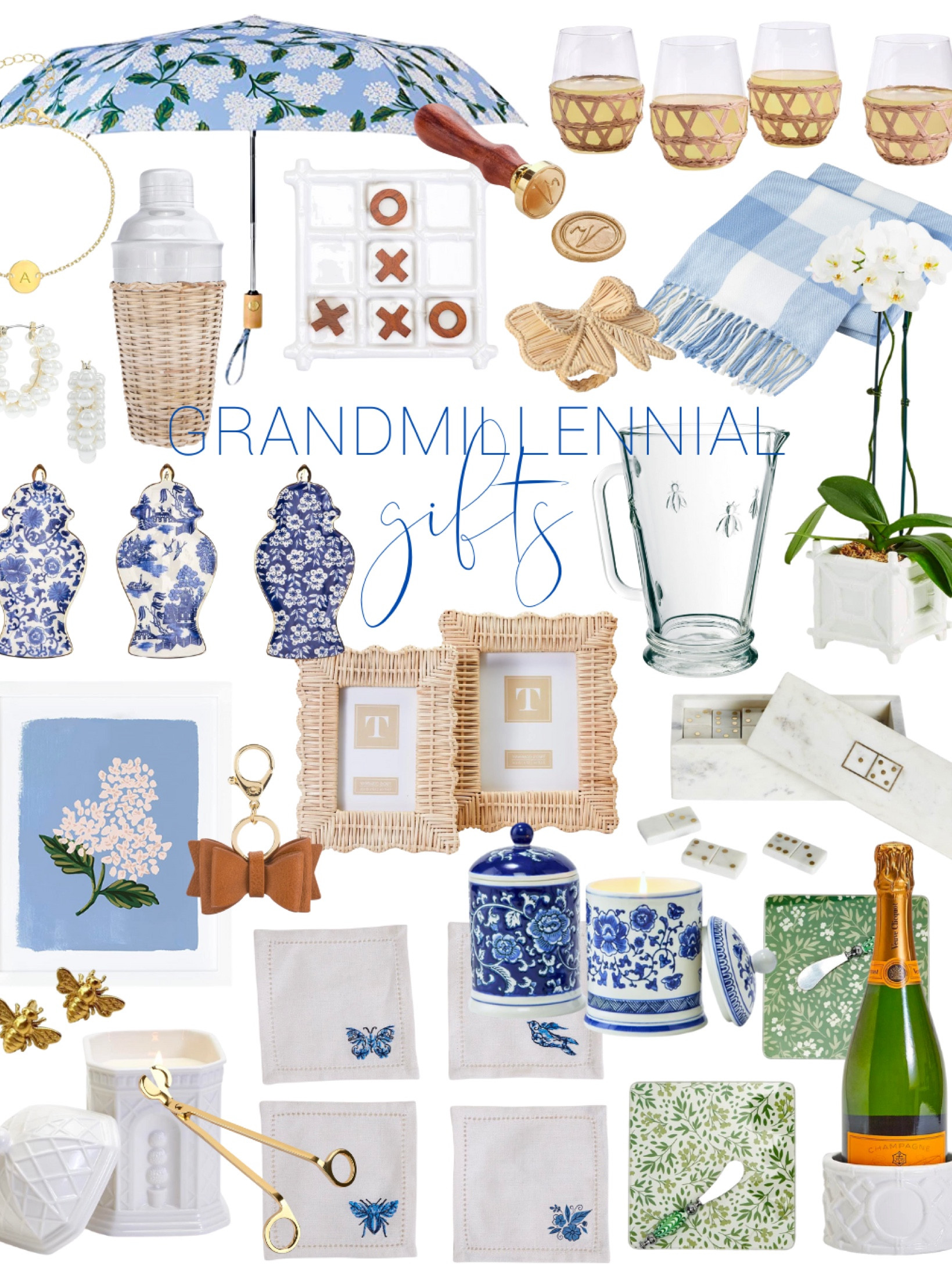 Grandmillennial gift guide | Grandmillennial style | Grandmillennial home | Gift ideas for grandmillennials | Classic home | Classic style | Preppy style

#LTKGiftGuide #LTKSeasonal #LTKHoliday