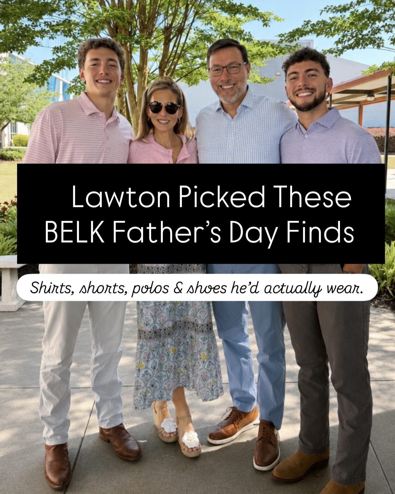I walked Lawton into Belk and told him to pick out what he’d actually wear… no coaching from me. 😂 Comment BELK and I’ll send all the links

From polos and button-downs to shorts, shoes, and Father’s Day gift ideas, these were his favorites. The best part? Almost everything is on sale, marked down, or part of Belk’s doorbusters.

If you’re shopping for a husband, dad, son, or just need Father’s Day ideas, this is a great place to start.

.

Father’s Day gifts, Father’s Day outfit ideas, men’s fashion, affordable men’s style, Belk finds, Belk sale, men’s polos, men’s shorts, summer outfits for men, vacation style, dad style, Father’s Day shopping, affordable fashion, men’s shoes, travel outfits for men, summer wardrobe essentials.

#LTKTall #LTKWorkwear #LTKMens