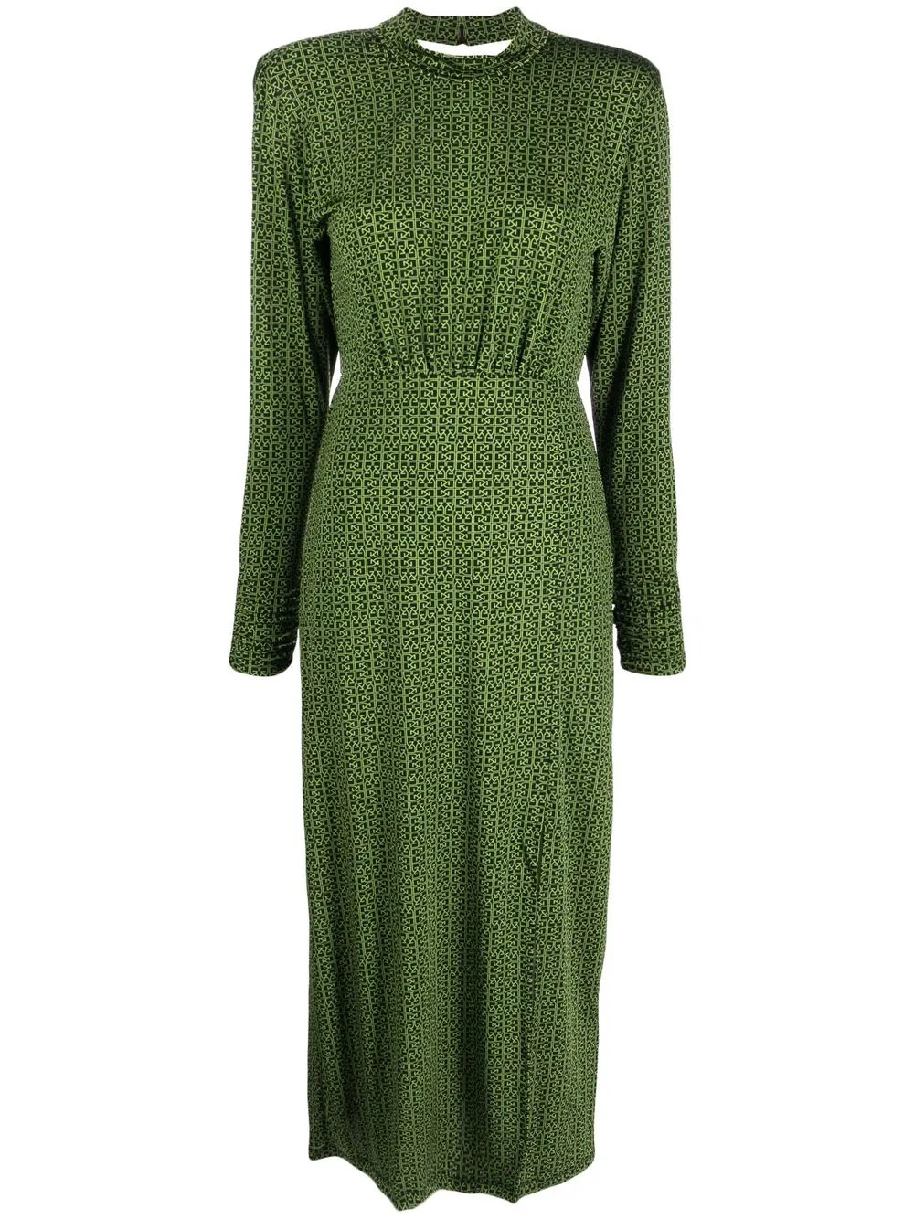Gestuz Kleid Mit Monogrammmuster - Farfetch | Farfetch Global