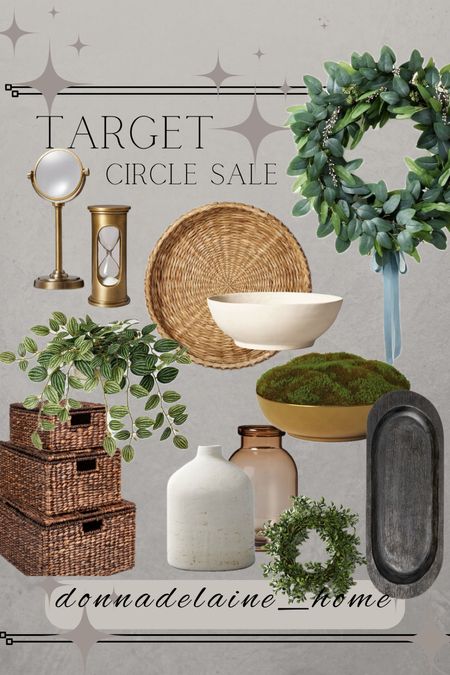 Home decor currently on sale at Target! Perfect time to refresh for Summer. 
Sale alert, circle sale, home decor budget friendly 

#LTKhome