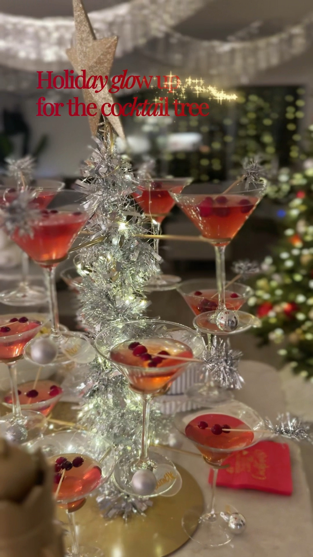 Cocktail tree for tinsel and tinis party


#LTKHome #LTKSeasonal #LTKHoliday