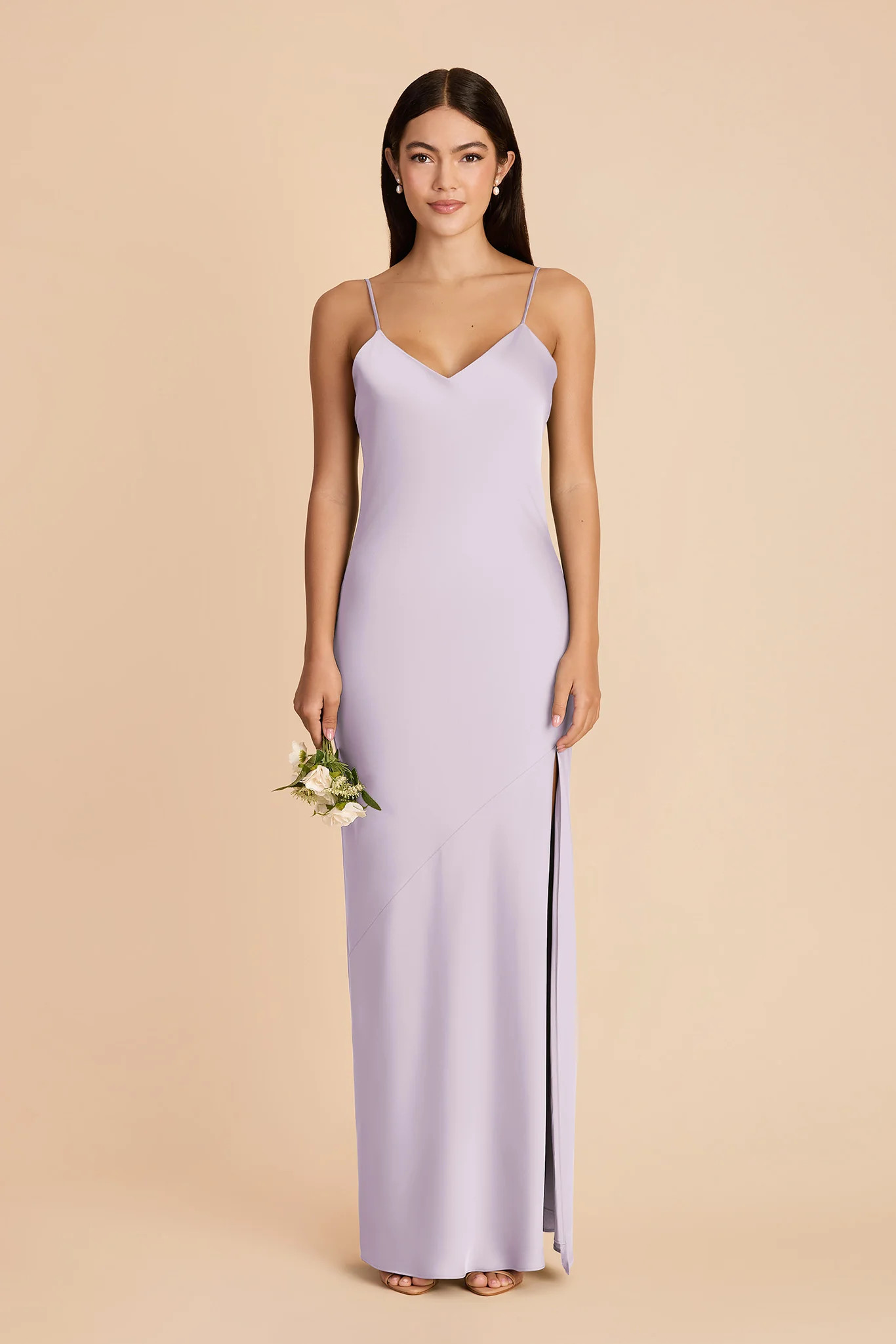 Alyse Matte Satin Dress - Dusty Lilac | Birdy Grey | Birdy Grey