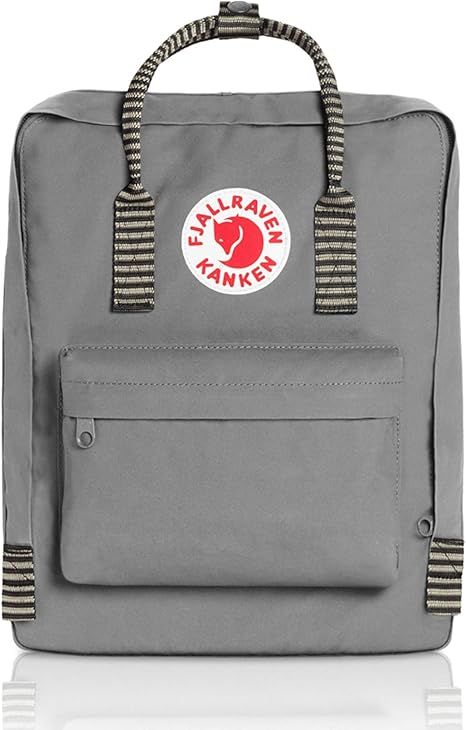 Fjallraven Women's Kanken Backpack, Fog/Striped, One Size | Amazon (US)