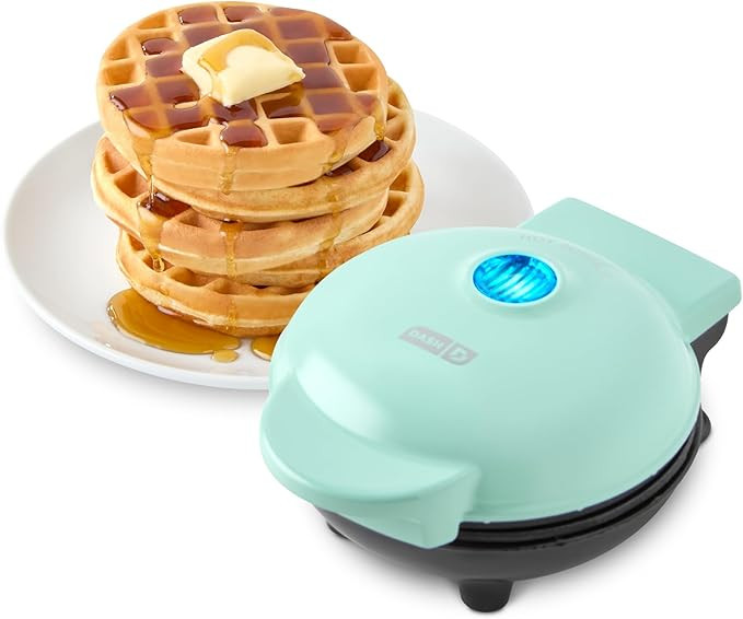 DASH Mini Waffle Maker - 4” Waffle Mold, Nonstick Waffle Iron with Quick Heat-Up, PTFE Nonstick... | Amazon (US)