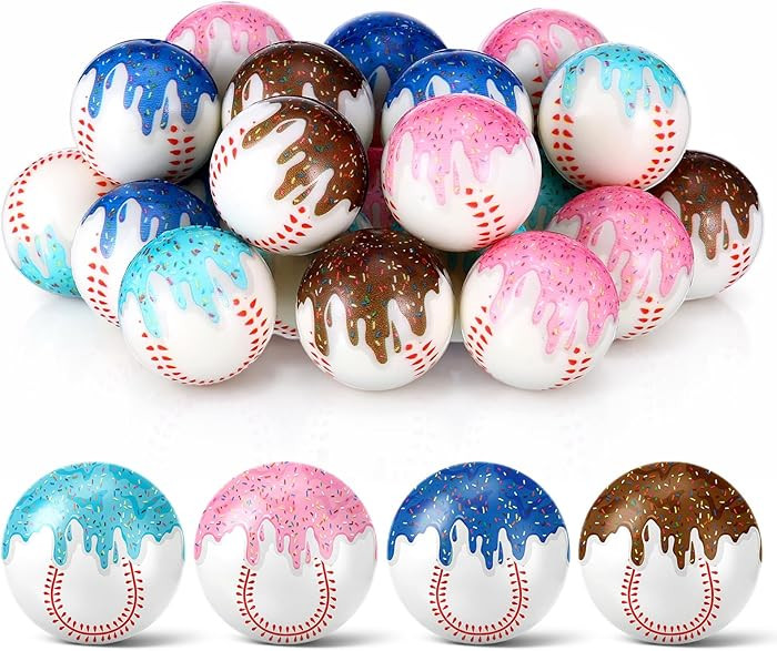 Civaner 24 Pcs Birthday Party Favor, 1.5'' Stress Ball Sensory Fidget Toys for Birthday Decoratio... | Amazon (US)
