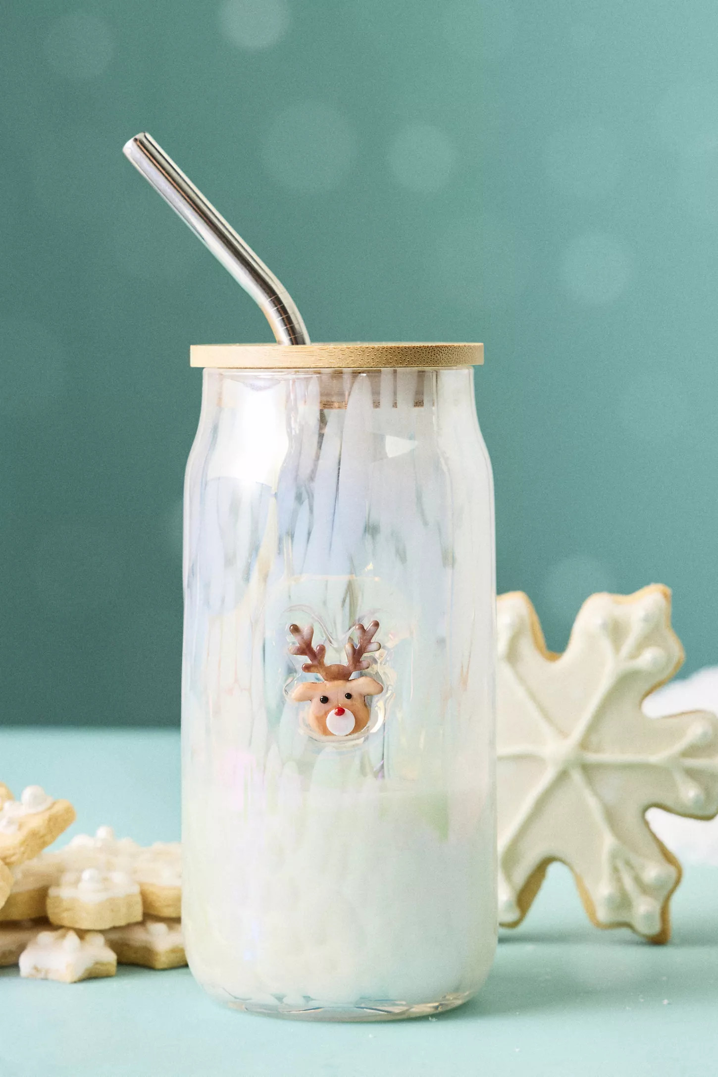 The Festive Confetti Icon Juice Glass Tumbler with Lid | Anthropologie (US)