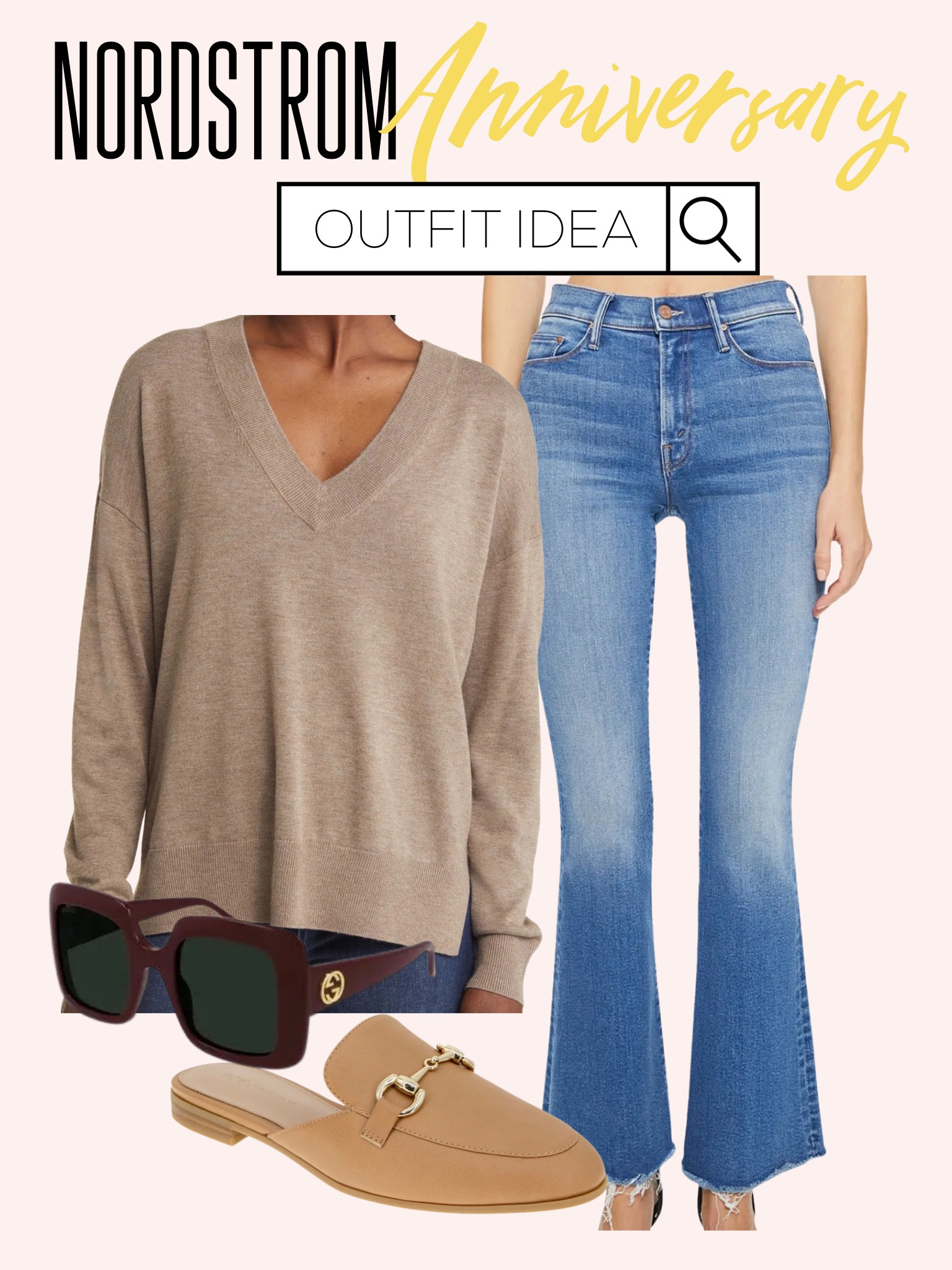 V neck sweater on sale cropped flare jeans size xs mules on sale 

#LTKsalealert #LTKunder50 #LTKunder100