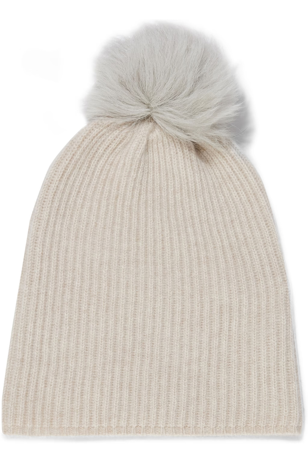 KARL DONOGHUEPompom-embellished shearling and cashmere beanie | The Outnet (UK and Europe)