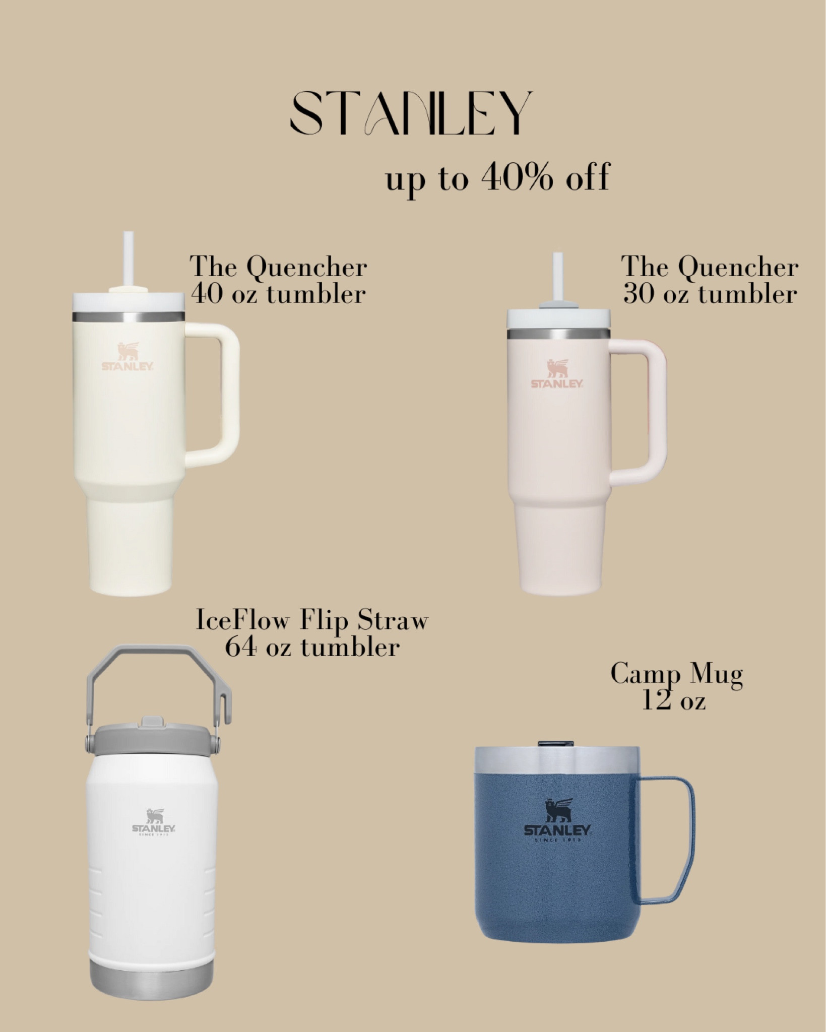 Up to 40% off Stanley LTK sale!!

#stanley #ltksale

#LTKunder100 #LTKSale #LTKsalealert