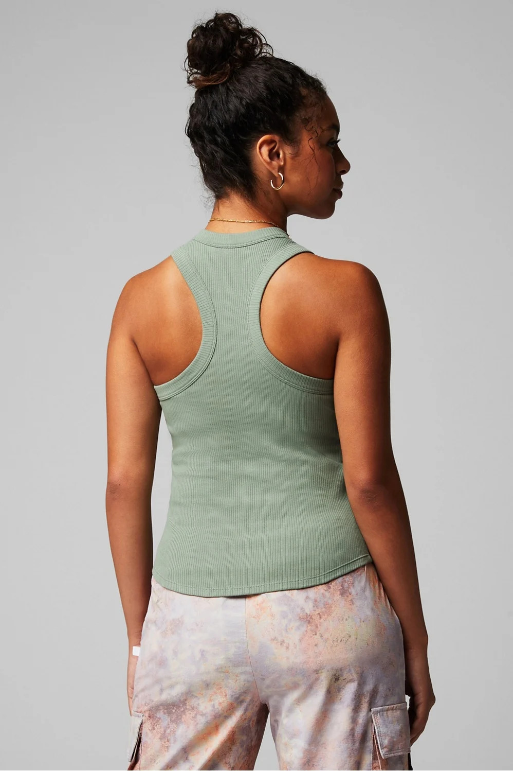 High Neck Rib Tank | Fabletics - North America
