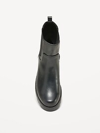 Faux-Leather Chelsea Boots for Women | Old Navy (US)