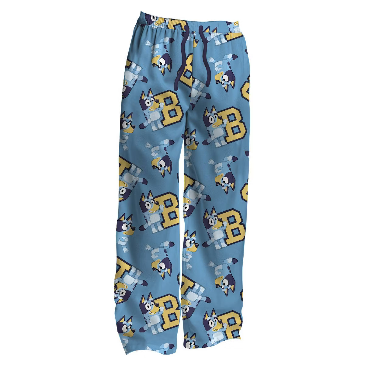 Men's Bluey Knit Pajama Pants - Blue | Target