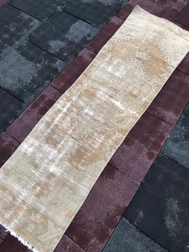 5 ft 6 in x 1 ft 6 in ( 170 x 48 cm ) Runner rug Vintage Rug Turkish Rug  Qushak Rug Pastel Rug A... | Etsy (US)