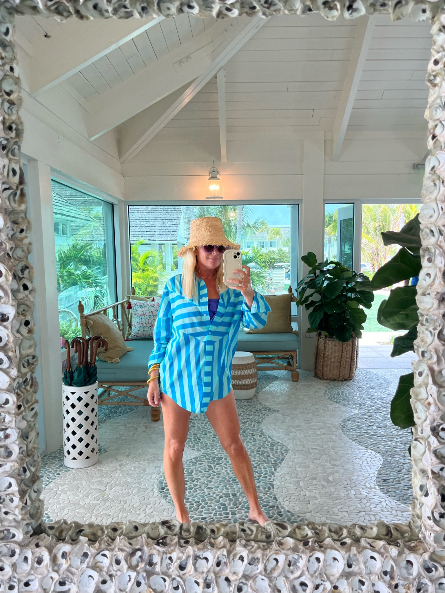 Solid and striped cover up - on sale! I’m in a small!

#LTKfindsunder100 #LTKswim