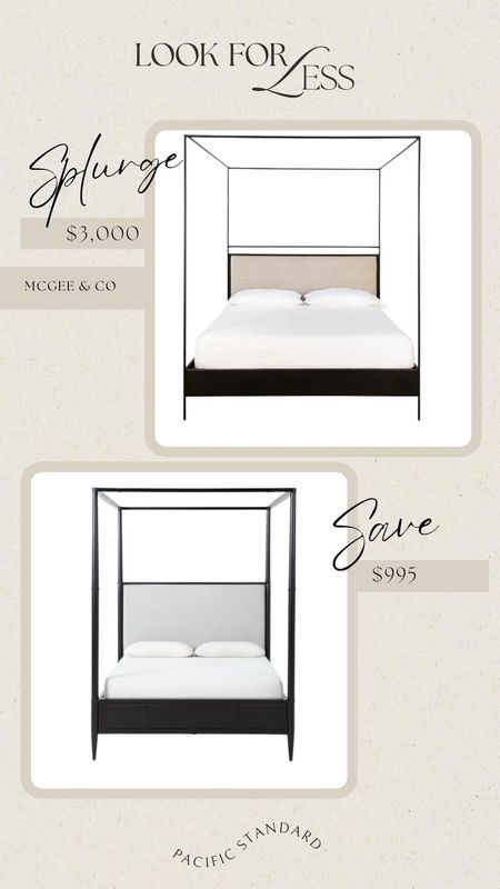 Daily Find #523 | McGee & Co. Sutherland Canopy Bed (king) #lookforless



Look for less, get the look 

#LTKHome