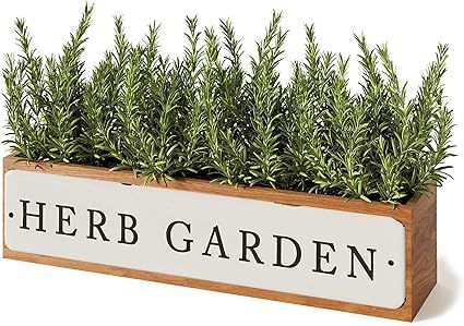 Barnyard Designs Farmhouse Herb Garden Planter Indoor Planter or Outdoor Apartment Window Planter... | Amazon (US)