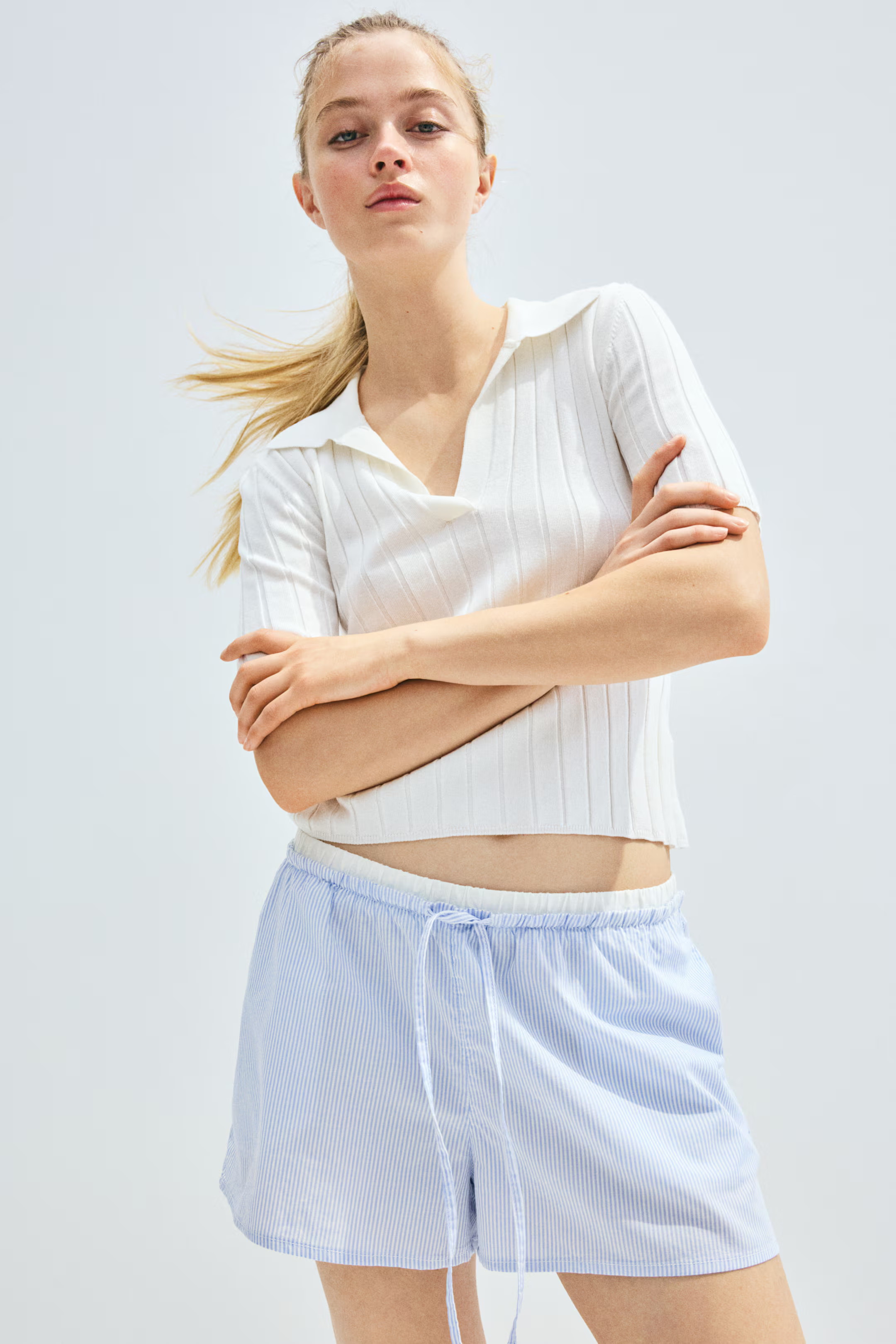 Cotton Poplin Shorts | H&M (US + CA)