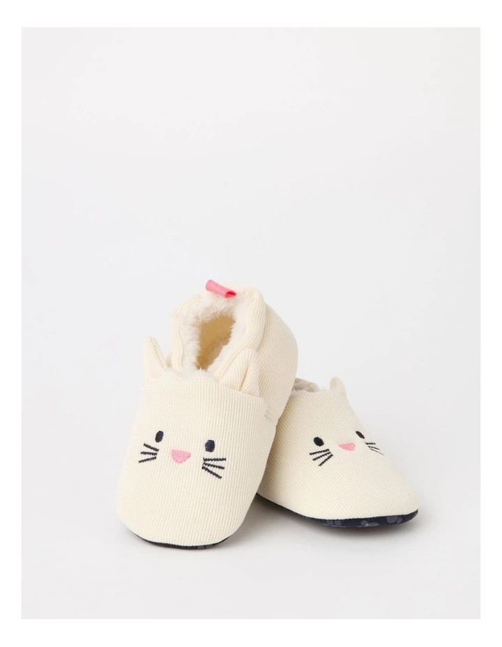 Sherpa Lined Novelty Bootie In Oatmeal Cream | Myer