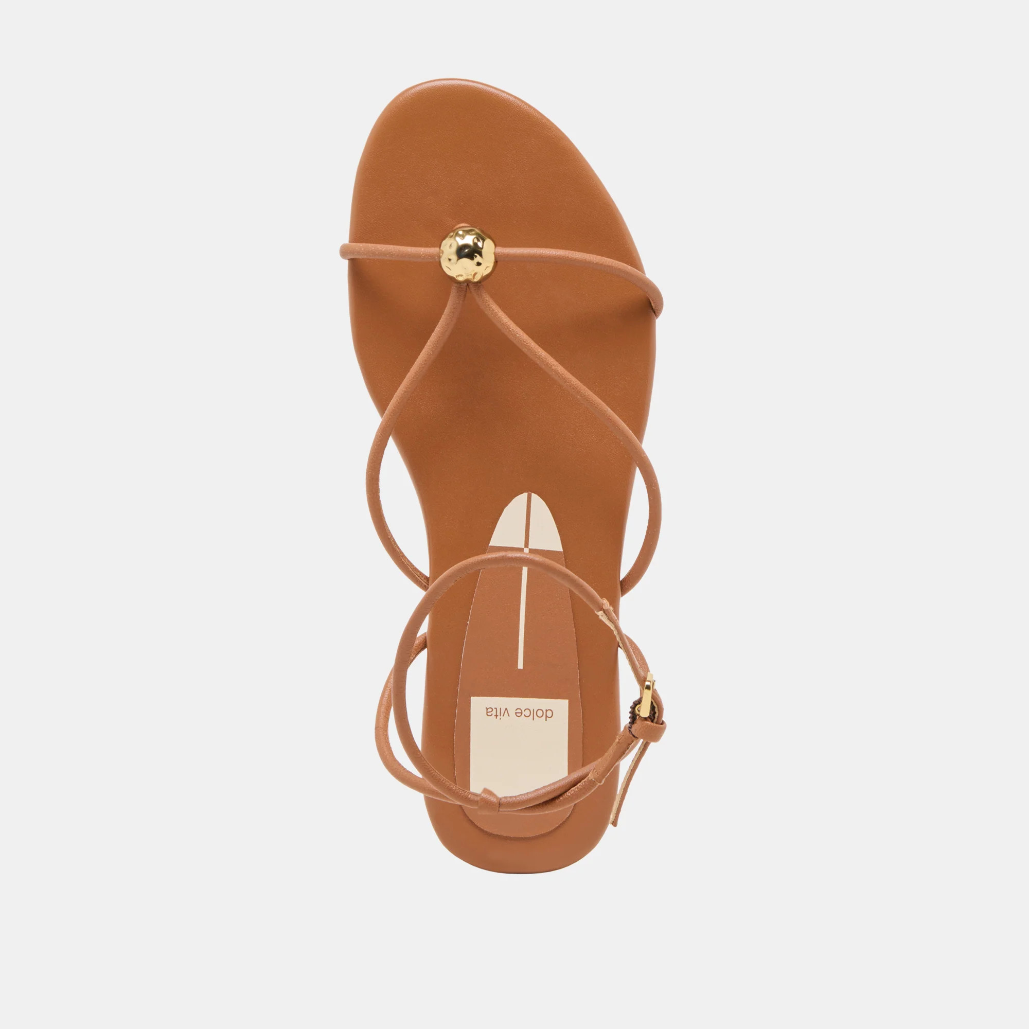 Kenley Sandals Saddle Leather | DolceVita.com