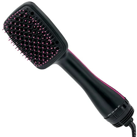 Revlon One-Step Hair Dryer And Styler - Achieve Effortless Detangling, Quick Drying, and Silky Smooth Hair (Black) | Walmart (US)