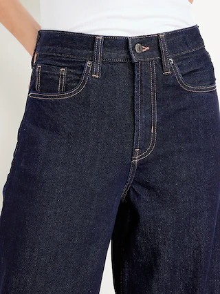 High-Waisted Baggy Wide-Leg Jeans | Old Navy (CA)