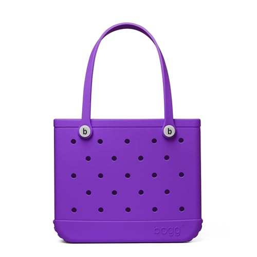 BOGG BAG - Medium Tote Bag - Houston We Have a Purple, White Buttons - 15in L x 5in W x 12.5in H - Lightweight, Washable, Durable - All Purpose EVA - for Beach, Pool, Boat, Work, Sports | Amazon (US)