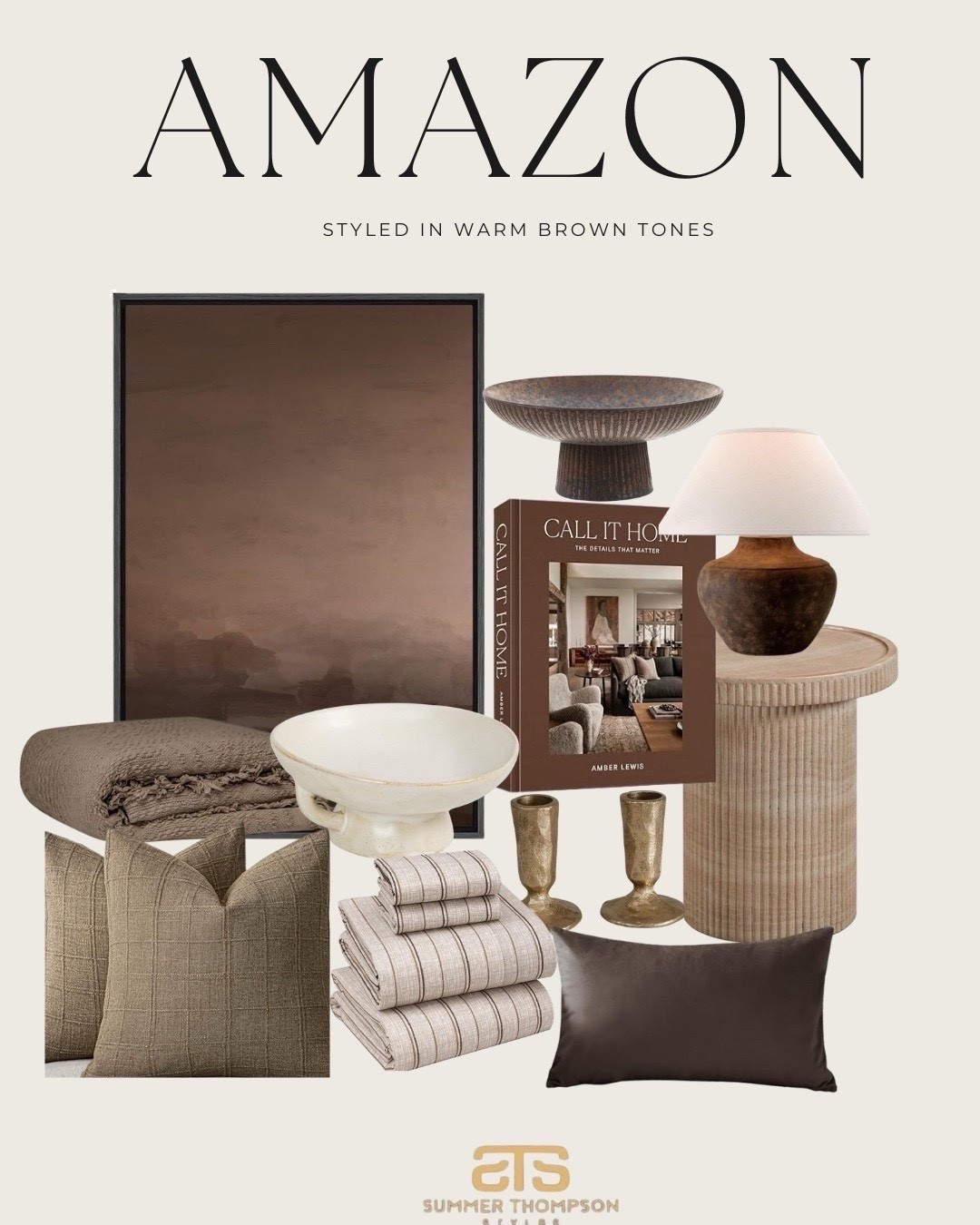 🍂 Loving these Amazon home decor finds for adding warmth, texture, and cozy neutral vibes to my space. Earthy tones, soft layers, and simple styling pieces that make every corner feel inviting.


#amazonhomedecor #neutralhomedecor #cozyhomevibes #browntonesdecor #amazonfinds #homedecorinspo #earthyhomedecor #ltkhome #summerthompsonstyles


#LTKHome