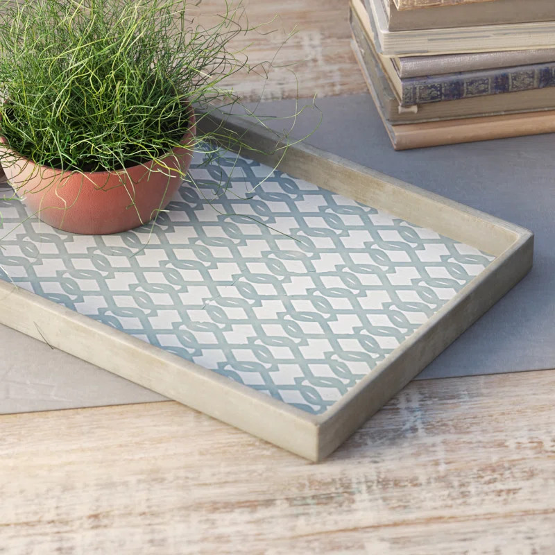 Geometric Rectangle Decorative Tray | Wayfair North America
