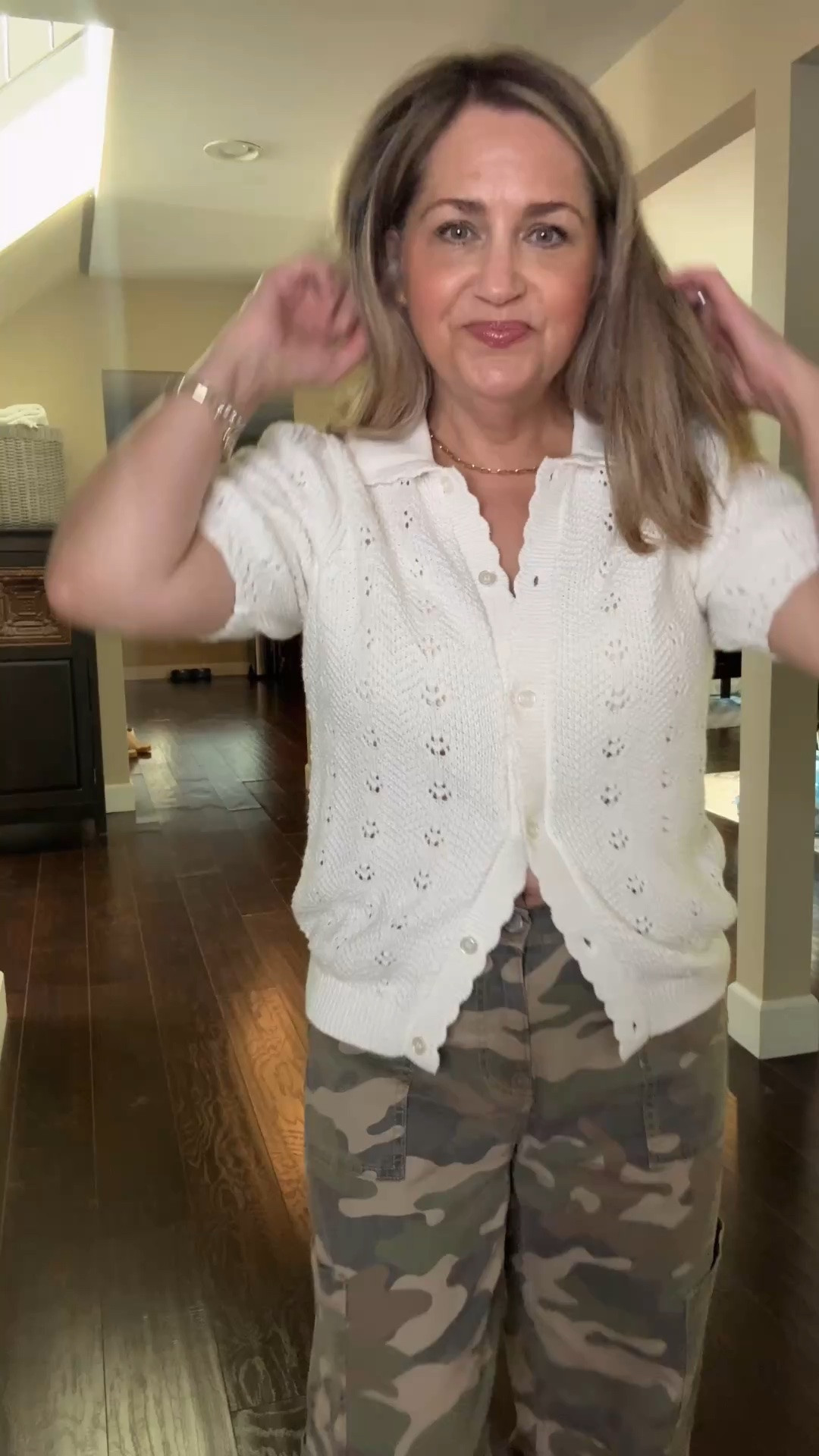 I absolutely love these camouflage pants. I have now purchased them in a couple more prints and they could not be more comfortable and cute.  They come in short, regular and tall!￼￼

#LTKdayinmylife #LTKOver40 #LTKPetite