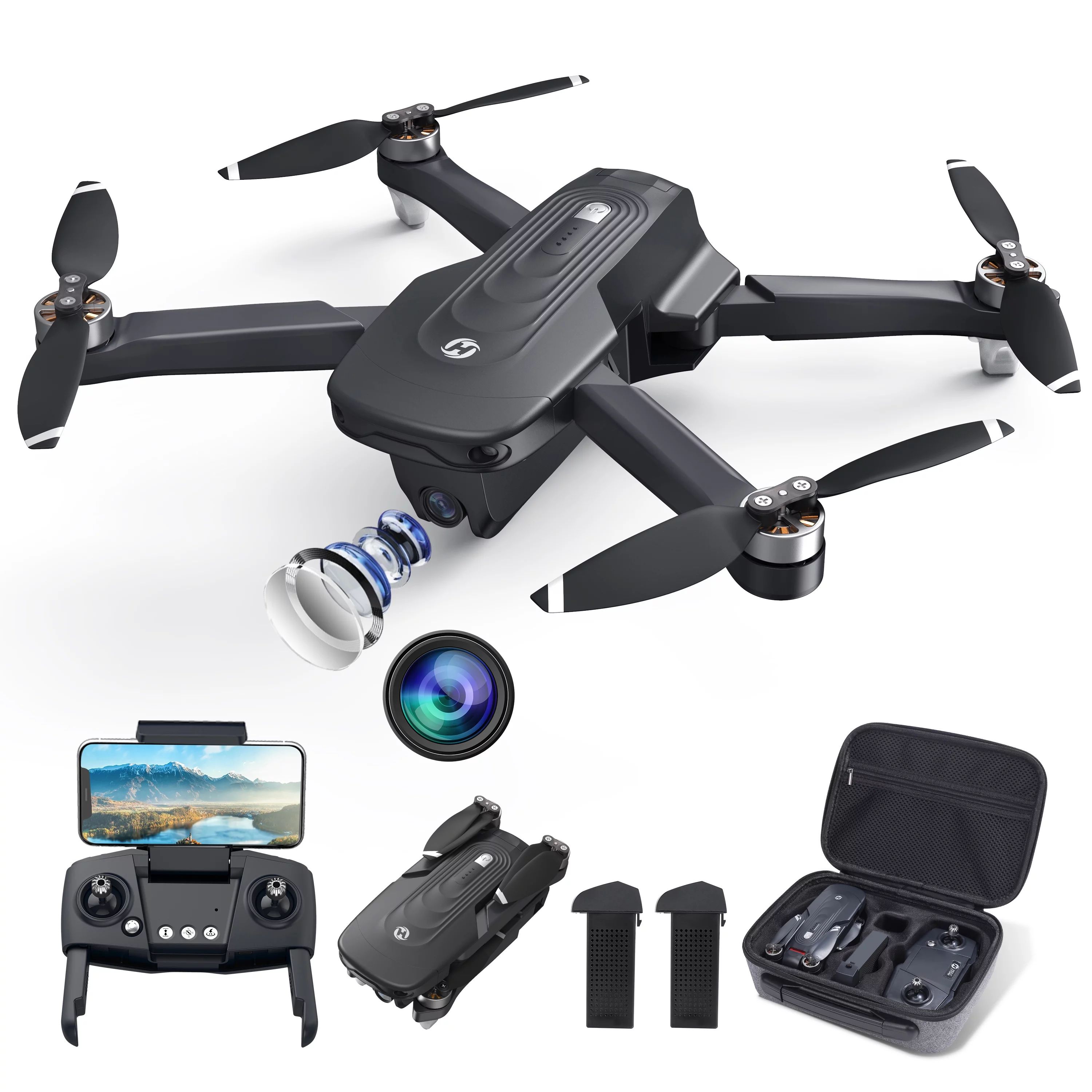 Holy Stone Drone HS175D with 4K Camera for Adults and Beginners Foldable GPS Drone Auto Return Ho... | Walmart (US)
