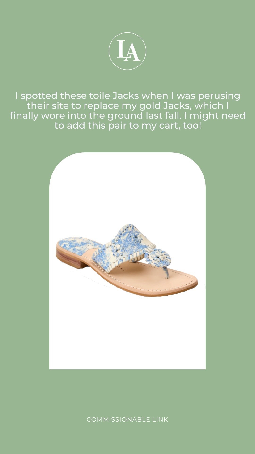 Toile Jack Roger’s sandals 