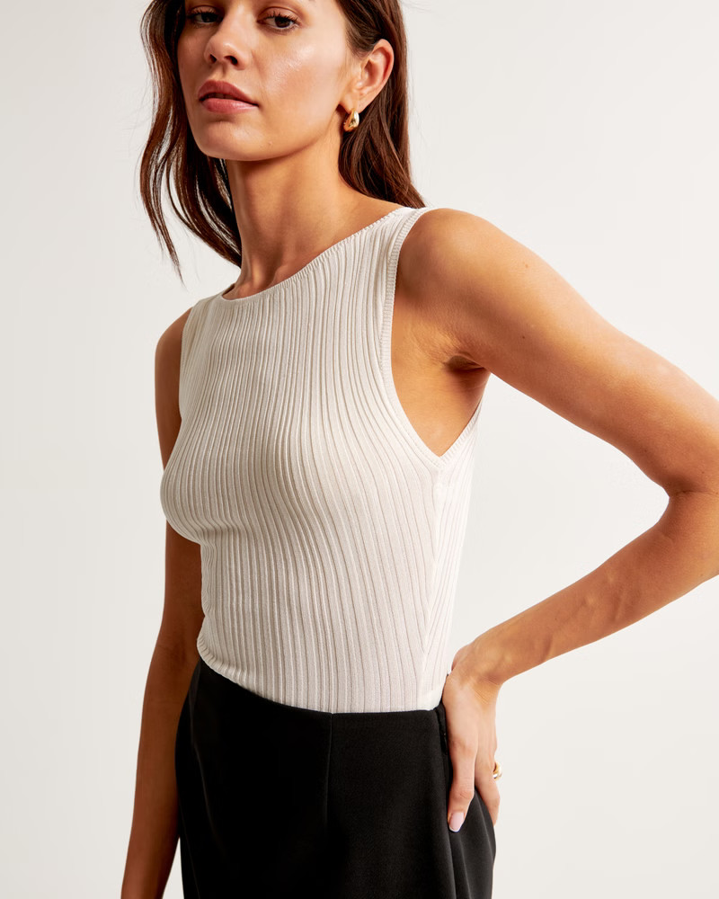 Glossy Slash Bodysuit | Abercrombie & Fitch (US)