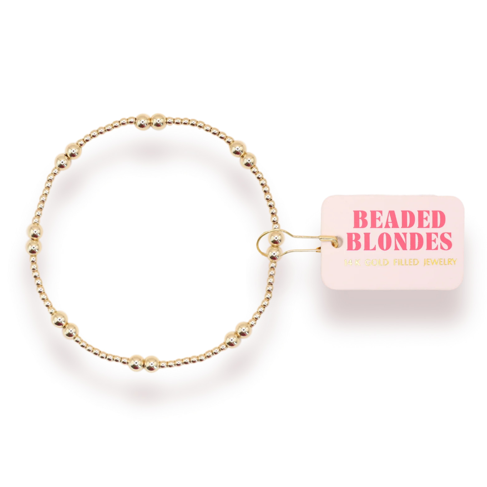 Leah Bracelet in Gold | Beaded Blondes