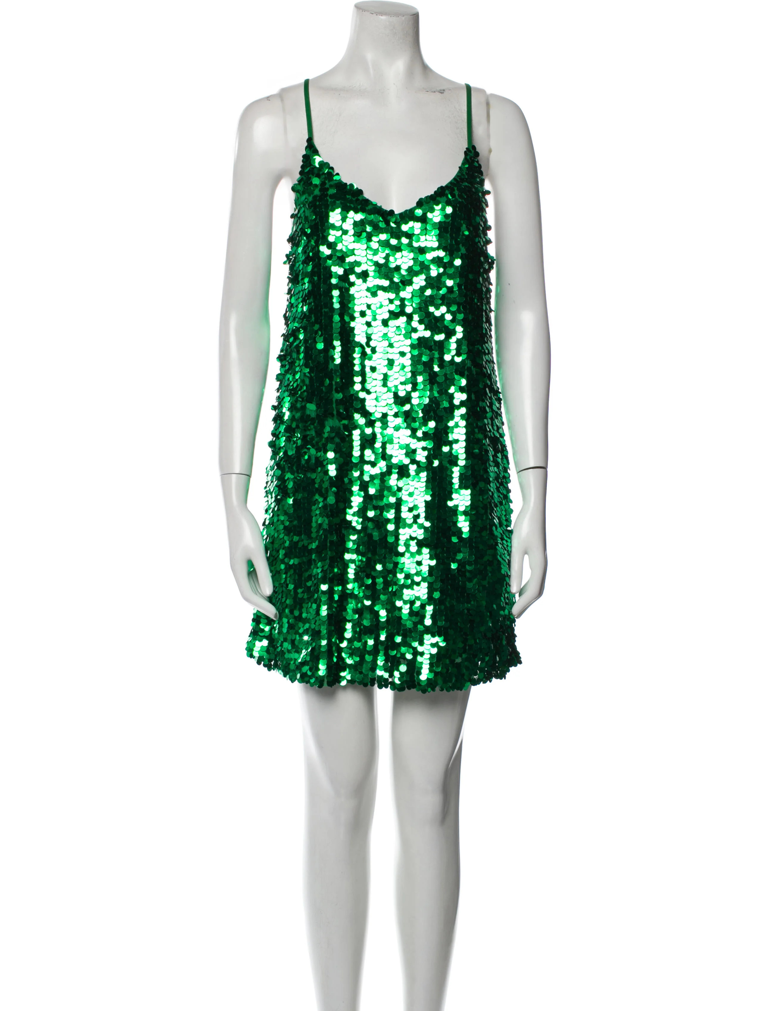 V-Neck Mini Dress w/ Tags | The RealReal