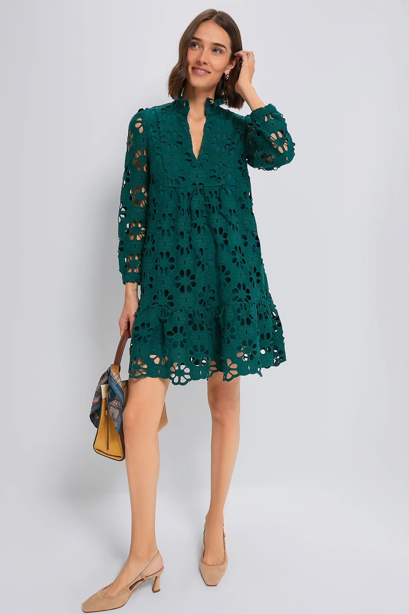 Green Lace Palmerston Dress | Tuckernuck (US)