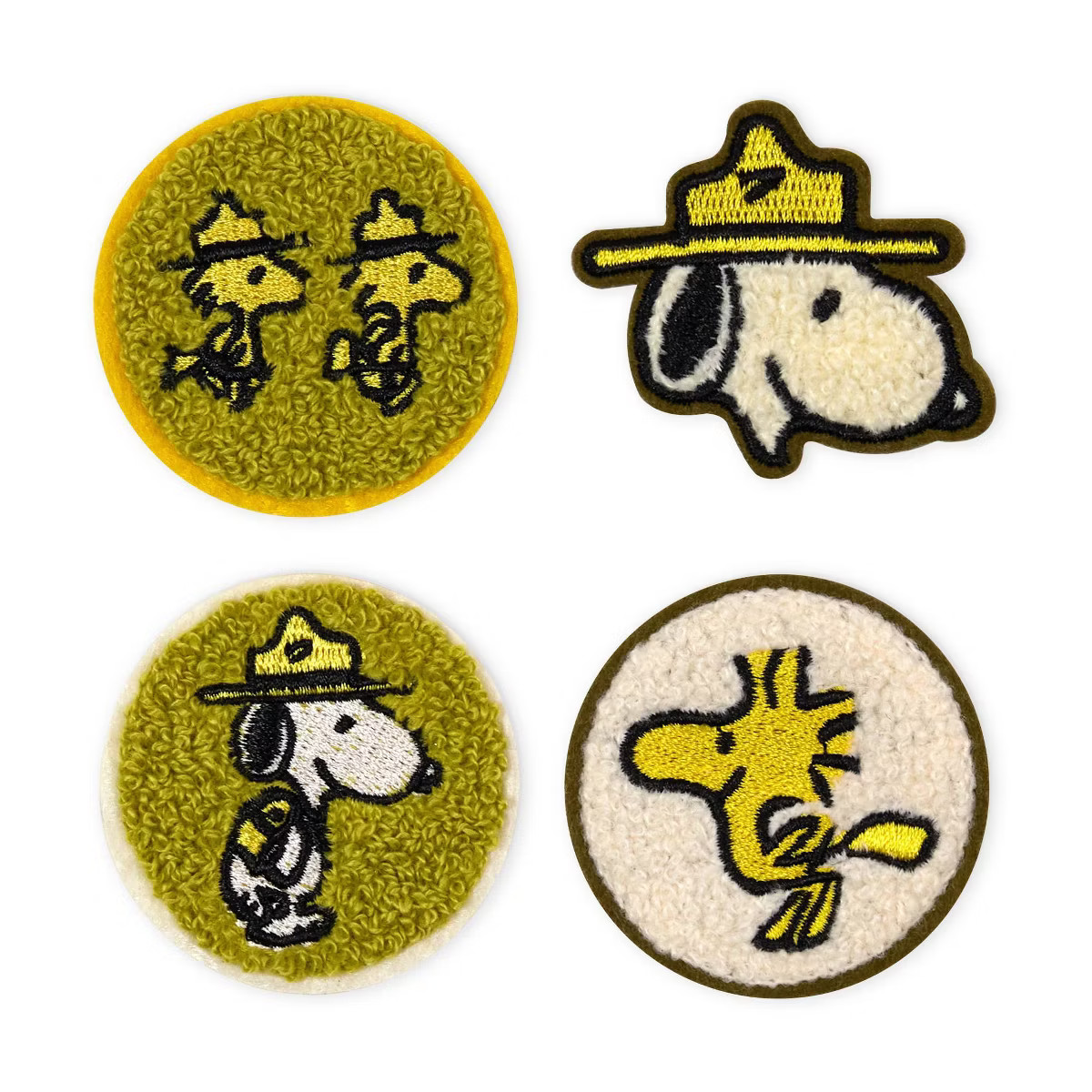 Yoobi 4pk Peanuts Sticker Patches Beagle Scouts | Target