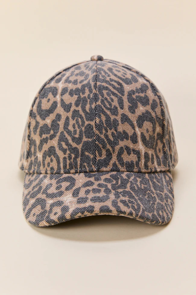 Leopard Baseball Hat | Pink Lily