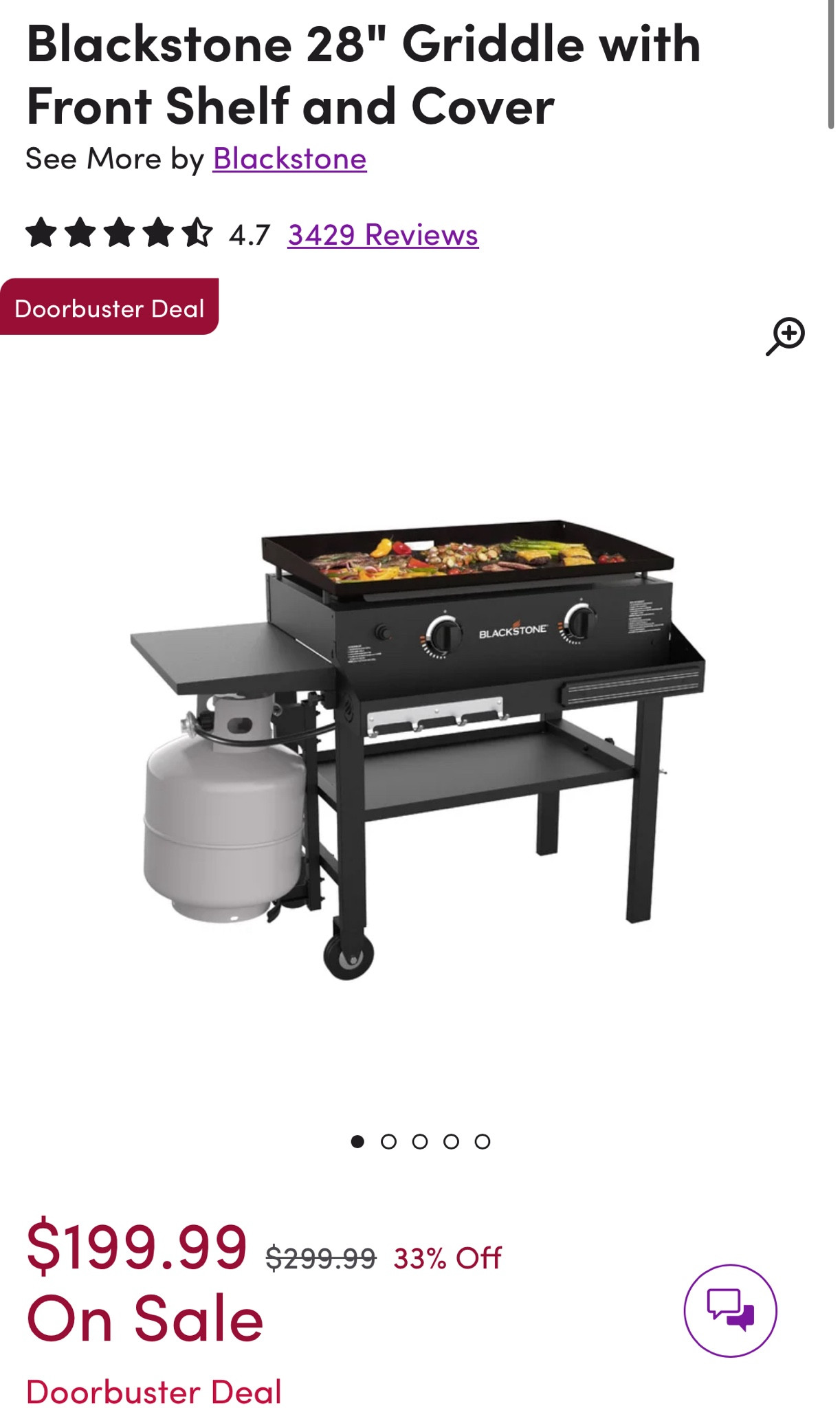 WayDay super good deal on a Blackstone grill! This is one of my all time favorite purchases. If you don’t have one, you need one!! Confirmed by everyone I know that owns one  

#LTKxWayDay #LTKSaleAlert #LTKHome