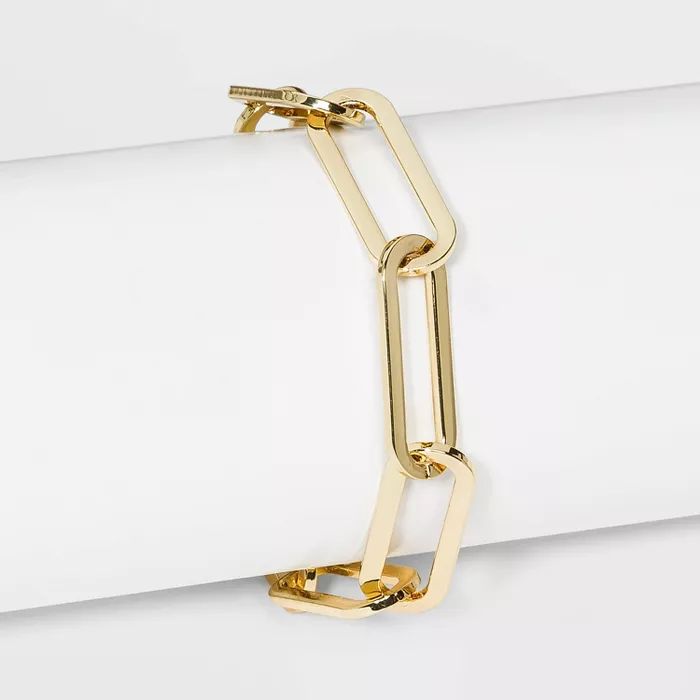 SUGARFIX by BaubleBar Oversized Link Chain Bracelet - Gold | Target