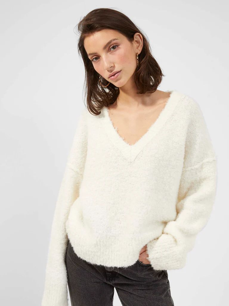 Kate Boucle V Neck Sweater | French Connection (US)
