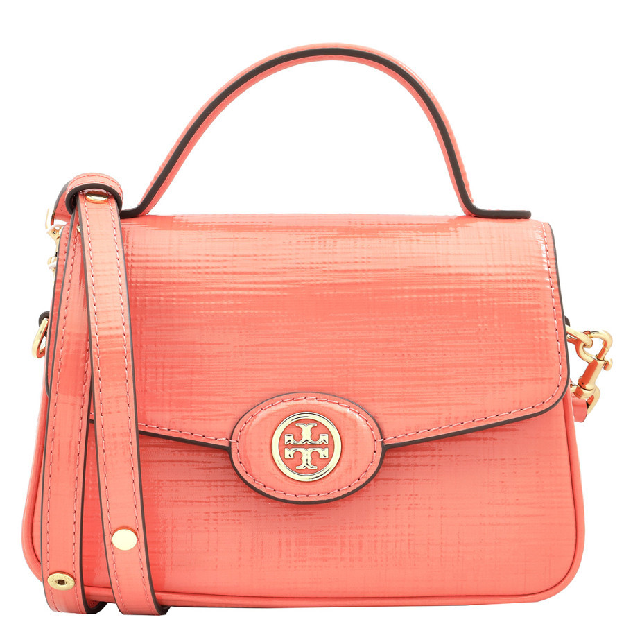 Tory Burch Coral Crush Robinson Small Top-Handle Bag | Jomashop.com & JomaDeals.com