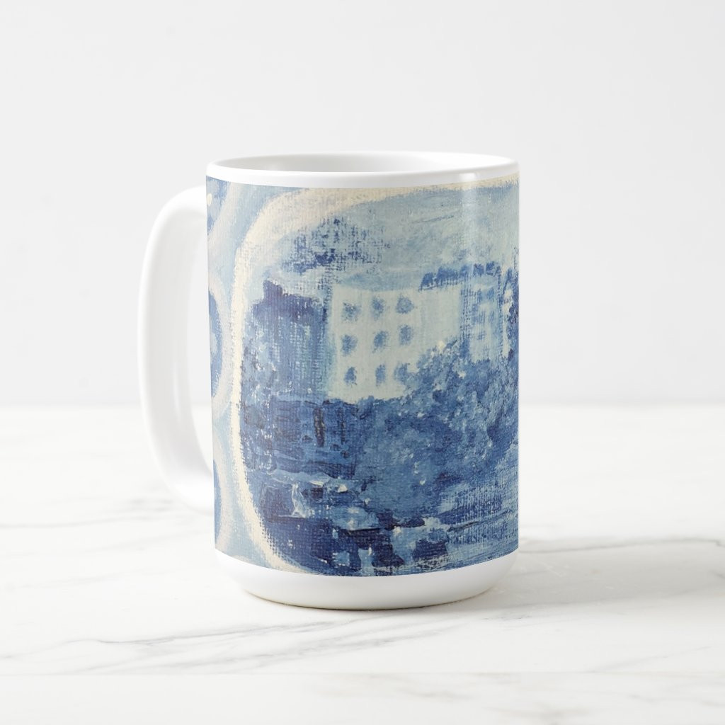 Blue Chinoiserie Bone China Mug | Zazzle